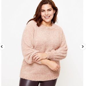 Loft Shimmer Eyelash Sweater - M